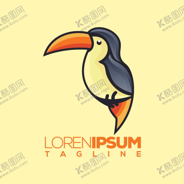 编号：85531707030955085678【酷图网】源文件下载-禽类LOGO标志