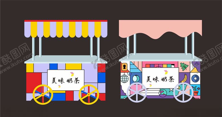 编号：88432909230723324040【酷图网】源文件下载-花车移动车位几何图形