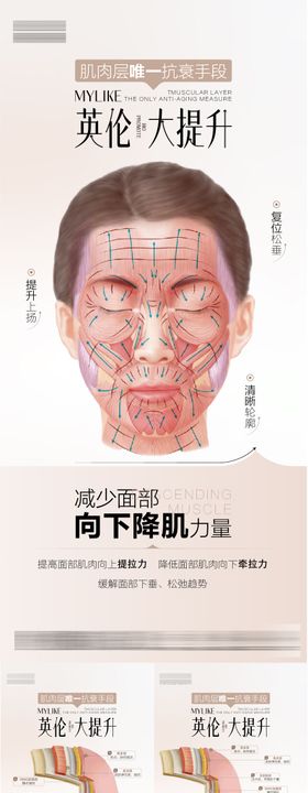 医美英伦大提升海报