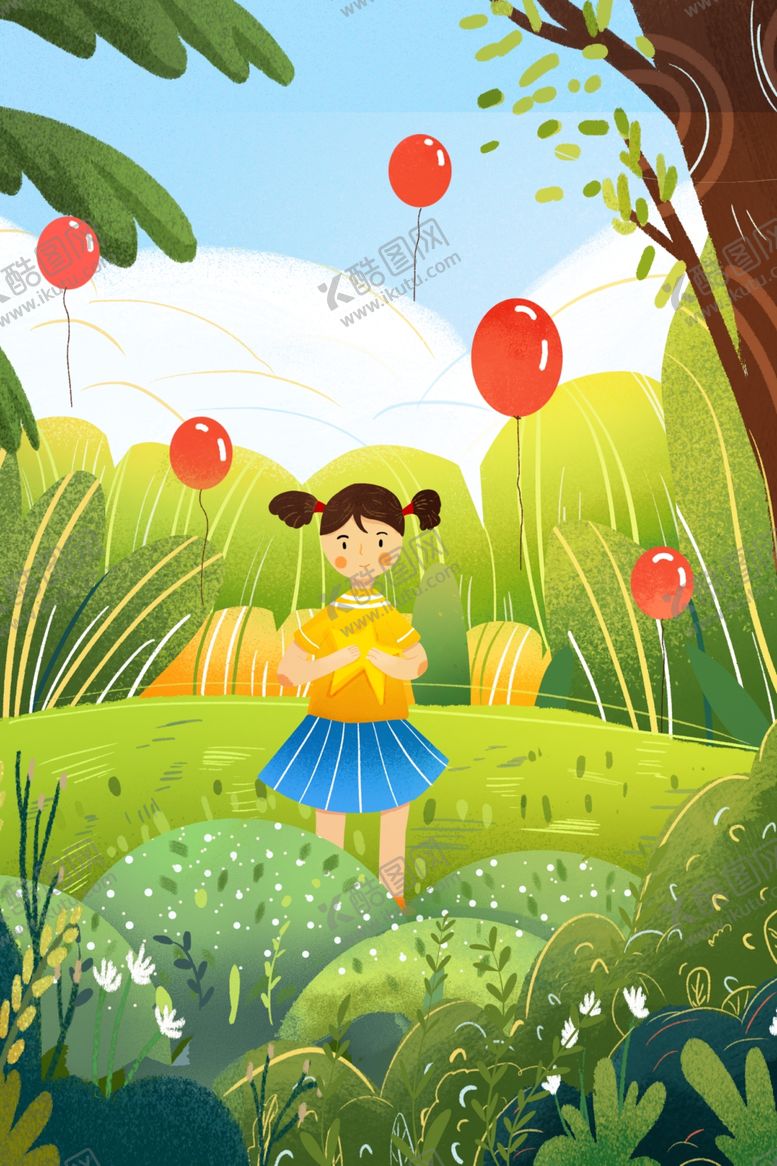 编号：70732010030939298291【酷图网】源文件下载-儿童插画