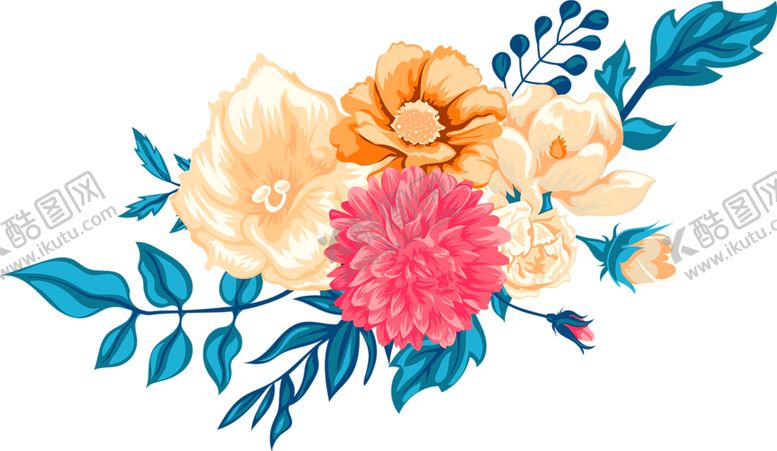 编号：14390609200035538851【酷图网】源文件下载-鲜花装饰