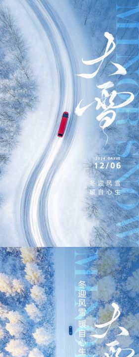 大雪系列海报