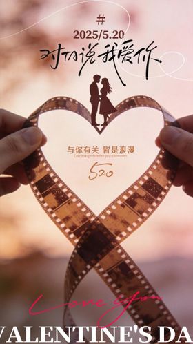 520胶片情人节海报