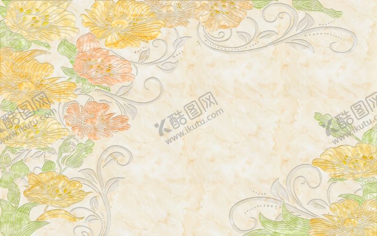 编号：50159010211953324998【酷图网】源文件下载-花藤背景墙
