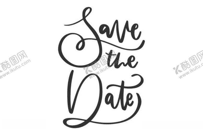 编号：23995009192020349758【酷图网】源文件下载-婚礼婚庆英文字体设计