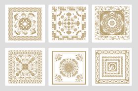 传统中式花纹图案