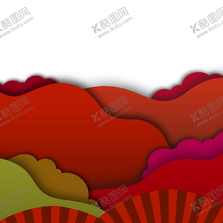 编号：18134603281846497810【酷图网】源文件下载-喜庆剪纸植物元素