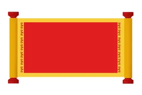 中国风花纹花边边框素材