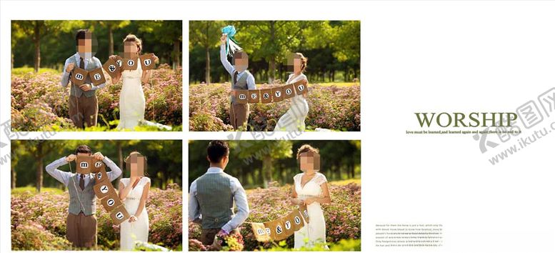 编号：60127305150241276387【酷图网】源文件下载-韩国风影楼婚相册模板之城堡