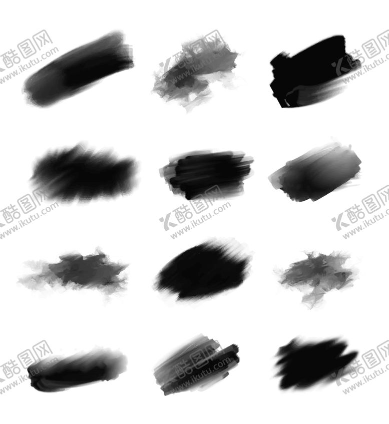 编号：61080309151219026319【酷图网】源文件下载-毛笔笔刷