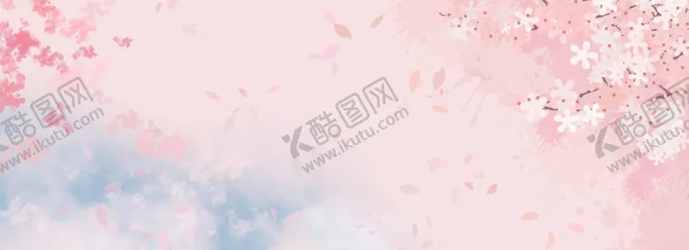 编号：56096804250011196263【酷图网】源文件下载-樱花节唯美小清新浪漫背景