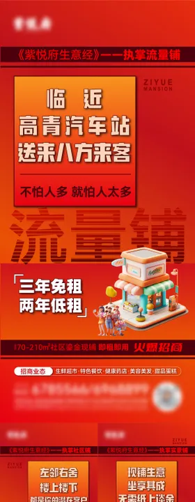 商铺海报