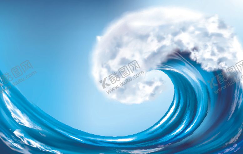 编号：89768709290621085189【酷图网】源文件下载-海浪波浪波纹