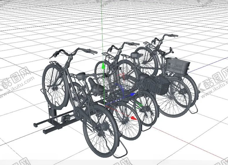 编号：30488002131422597331【酷图网】源文件下载-C4D模型自行车