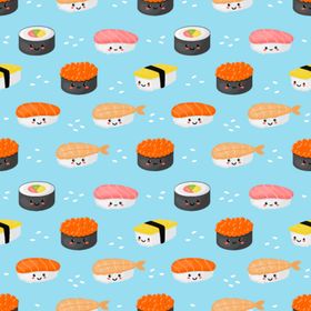 动植物无缝花纹