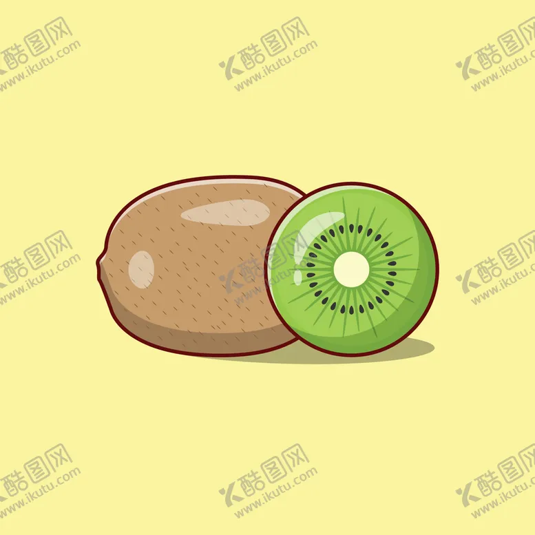 编号：26875010050540053674【酷图网】源文件下载-卡通猕猴桃