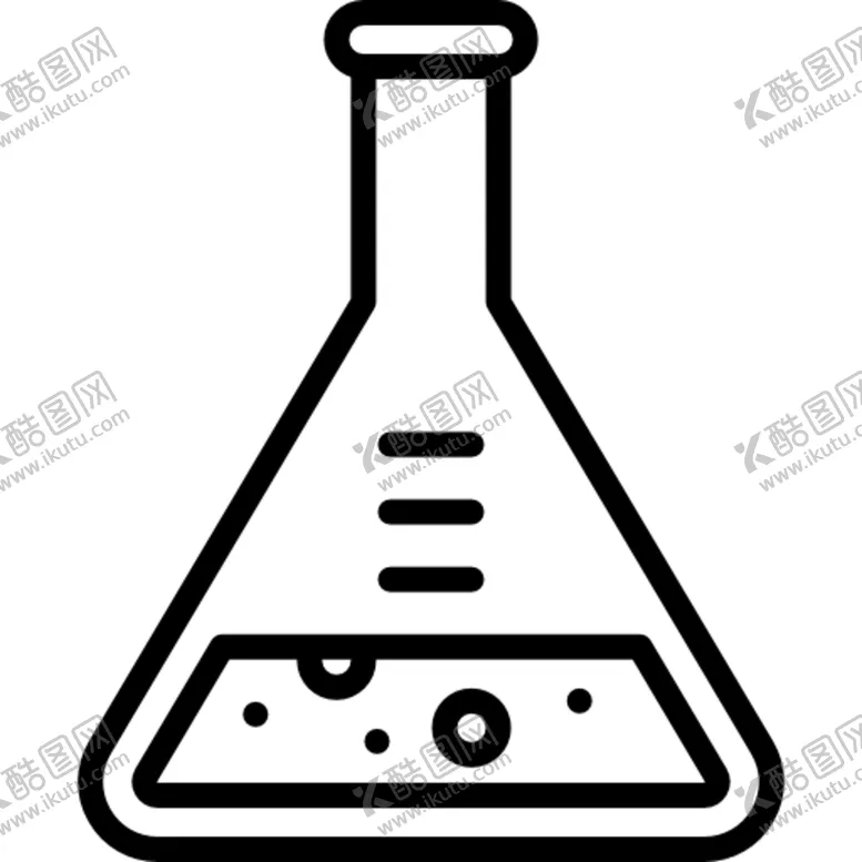 编号：23861205021539284247【酷图网】源文件下载-锥形瓶科学化学实验器材PNG