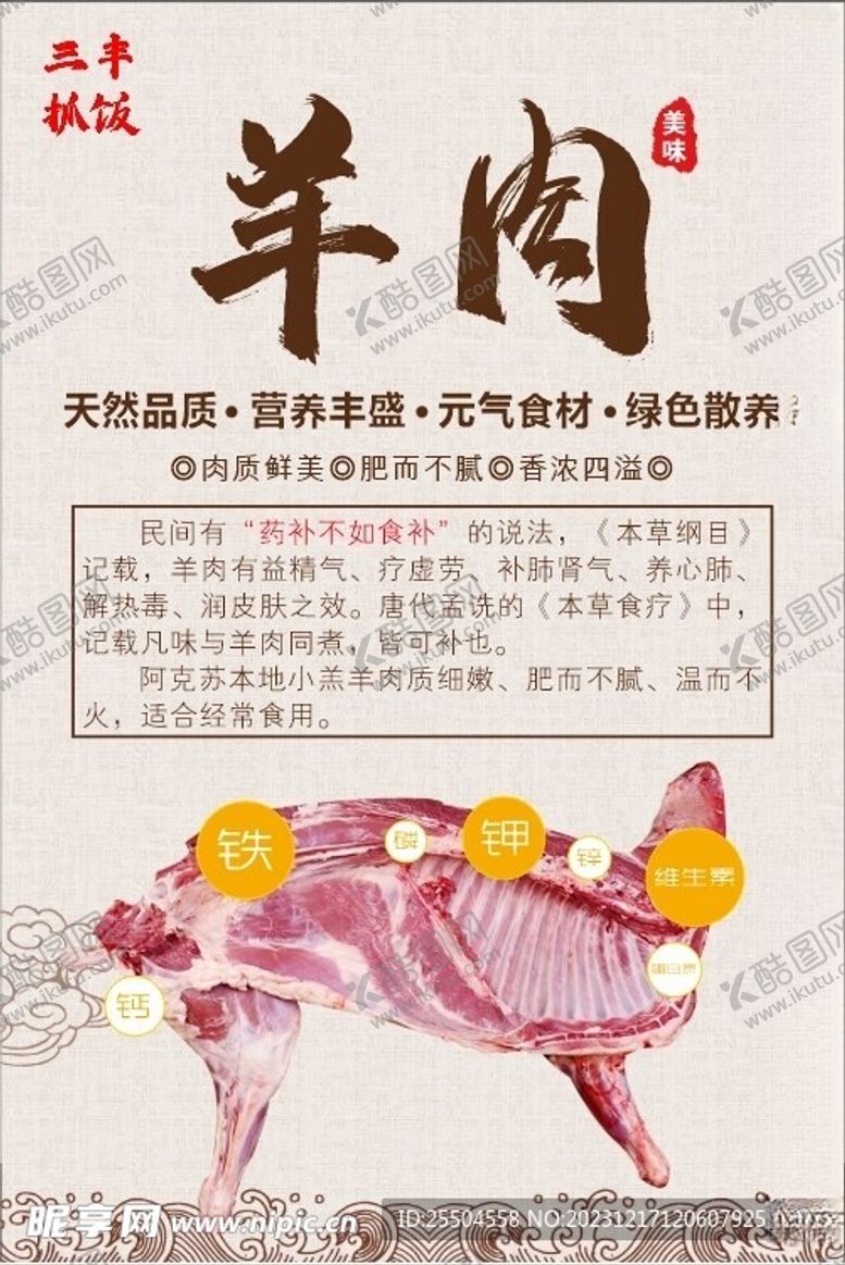编号：99920212160929369951【酷图网】源文件下载-羊肉的价值