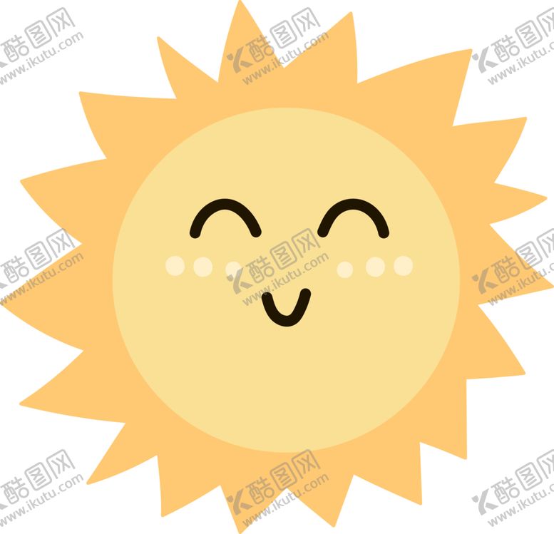 编号：94626601180902382303【酷图网】源文件下载-卡通太阳  