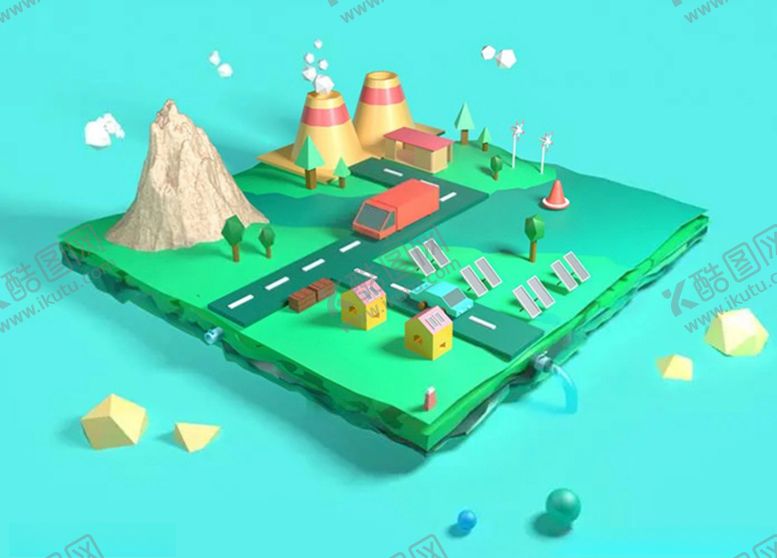 编号：92068301122023213139【酷图网】源文件下载-C4D模型工厂
