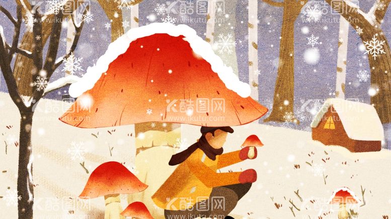 编号：64197211260435457738【酷图网】源文件下载-大雪海报广告