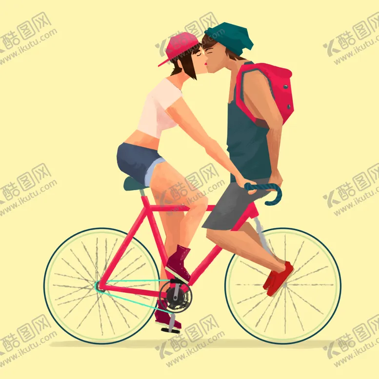 编号：53569103241812398211【酷图网】源文件下载-情侣插画