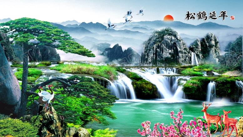 编号：14123009161019468778【酷图网】源文件下载-风景画