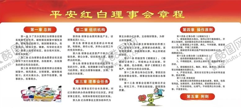 编号：43961509201808241760【酷图网】源文件下载-红白理事会章程