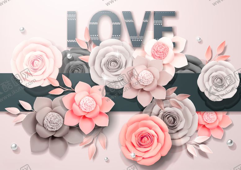 编号：55778110300747254178【酷图网】源文件下载-鲜花背景化妆品背景广告底图