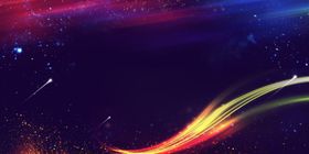 星空蓝光效时尚渐变光线素材高科技背景