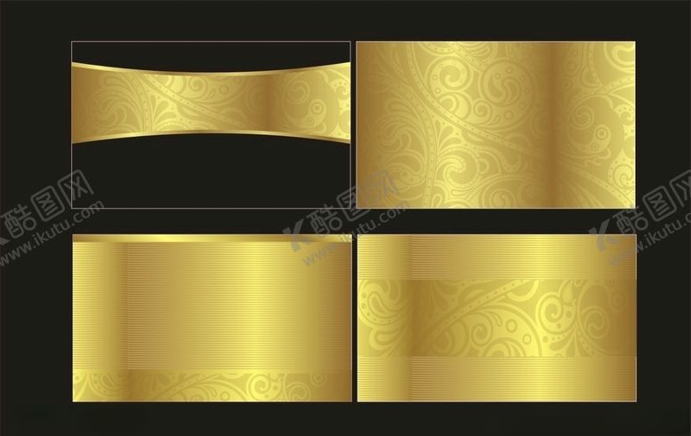 编号：87210109122045386292【酷图网】源文件下载-金色名片