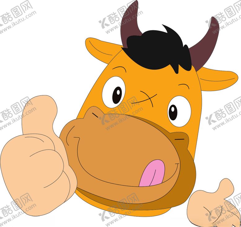 编号：36272709232030442815【酷图网】源文件下载-小黄牛棒棒哒