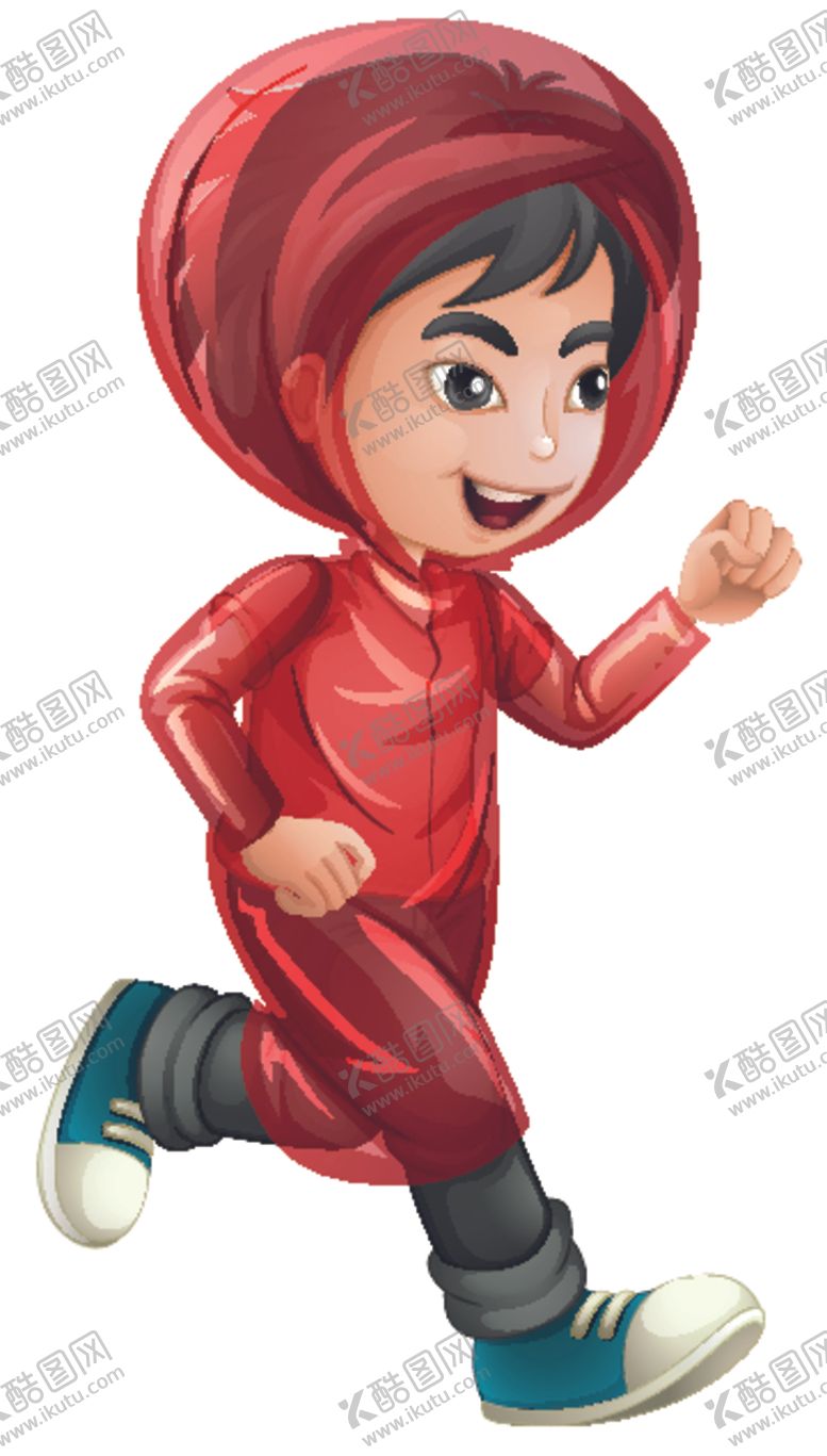 编号：94112507131730208763【酷图网】源文件下载-穿雨衣的儿童