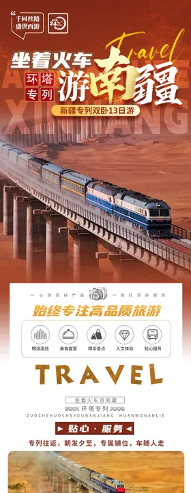 南疆旅游海报