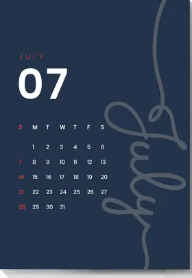 日历2021挂企业挂挂模板