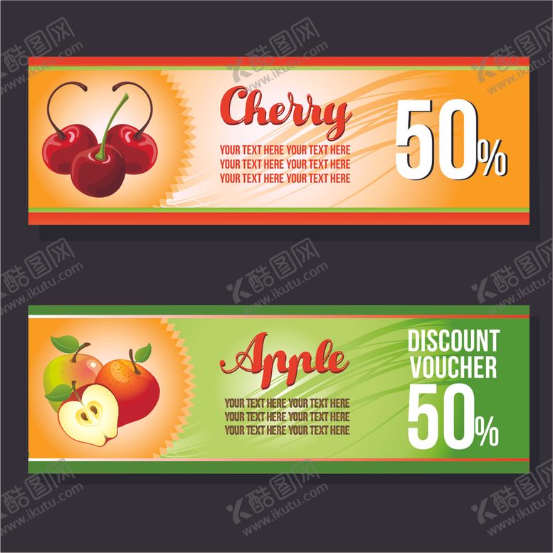 编号：44339709250744101483【酷图网】源文件下载-水果横幅