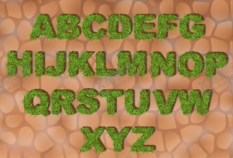 编号：69508209241214568465【酷图网】源文件下载-卡通字母