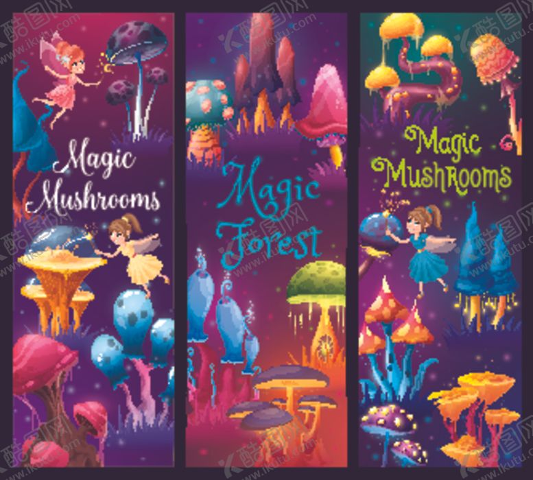 编号：59098010042128197548【酷图网】源文件下载-奇幻魔法森林横幅设计