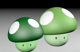 C4D蘑菇建模