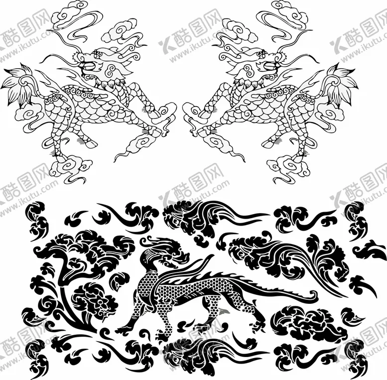 编号：48219711051855248820【酷图网】源文件下载-祥瑞兽纹