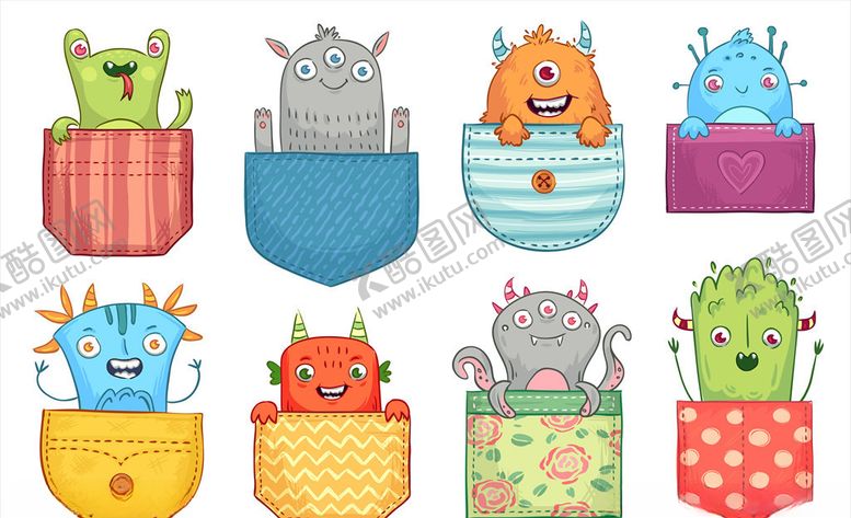 编号：15950810281303305098【酷图网】源文件下载-卡通怪物