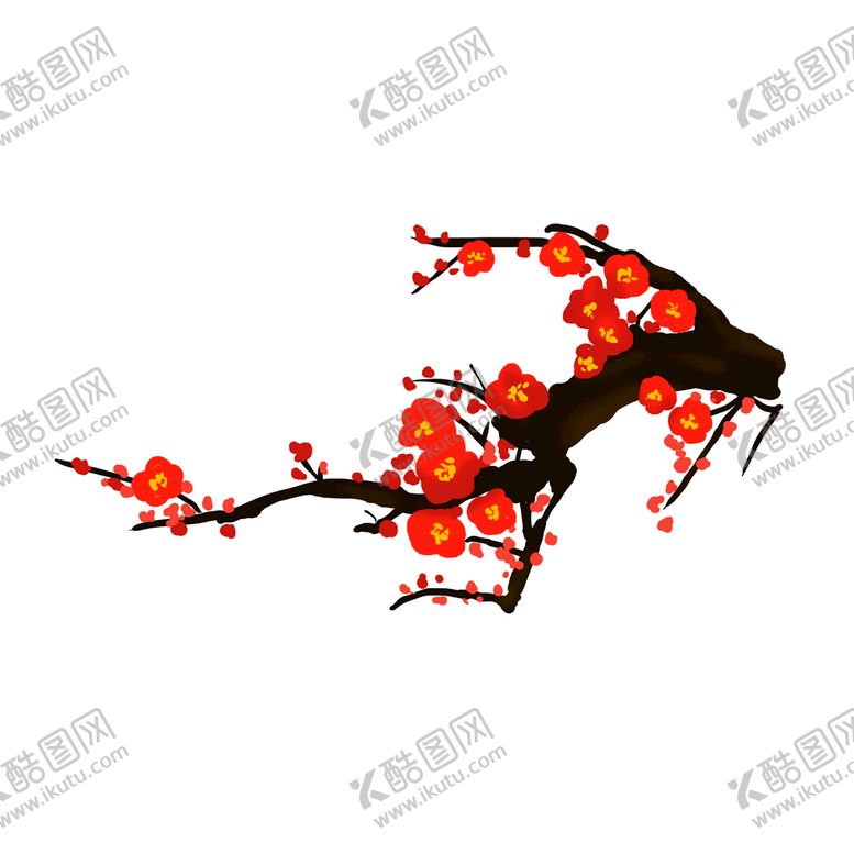 编号：87160309250011440835【酷图网】源文件下载-梅花素材