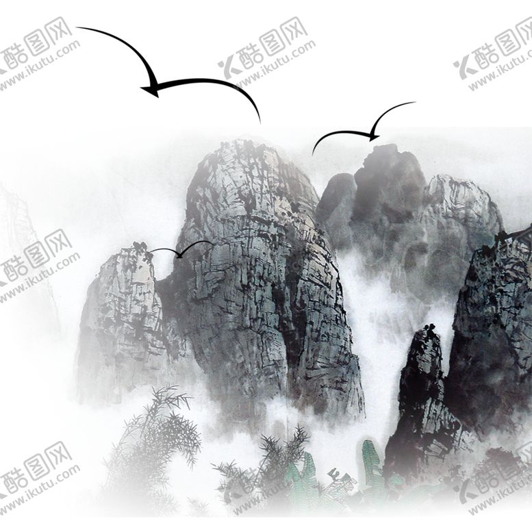 编号：38228905051945504610【酷图网】源文件下载-水墨山水