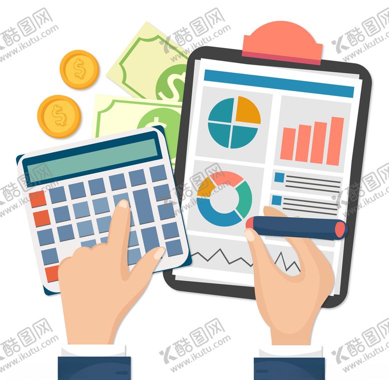 编号：31521111011145347684【酷图网】源文件下载-AI矢量计算账目的手臂
