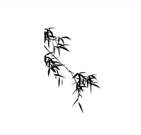 手绘竹子AI矢量图
