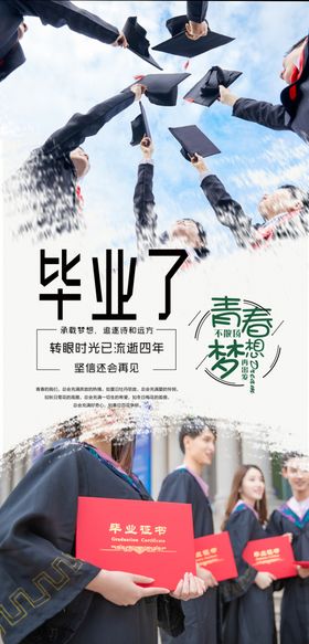 毕业了海报