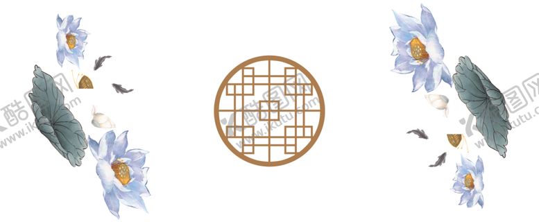 编号：71496909291815434581【酷图网】源文件下载-中式花卉图案桌布设计