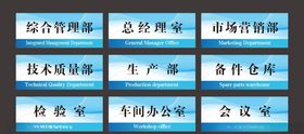 亚克力门牌