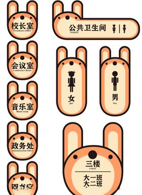 幼儿园门牌