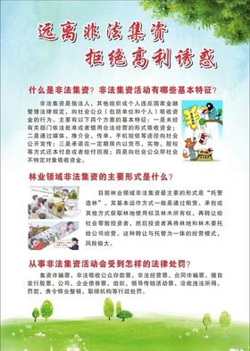 打击非法集资托管造林